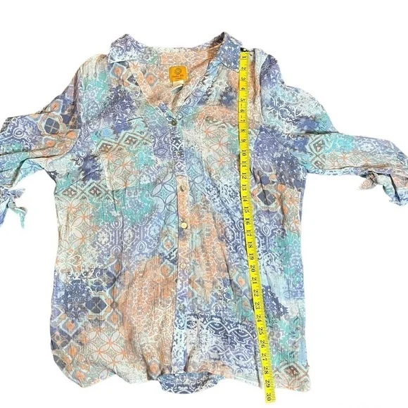 Ruby Rd Woman Long Sleeve Blouse, Size 1X - Picture 7 of 10
